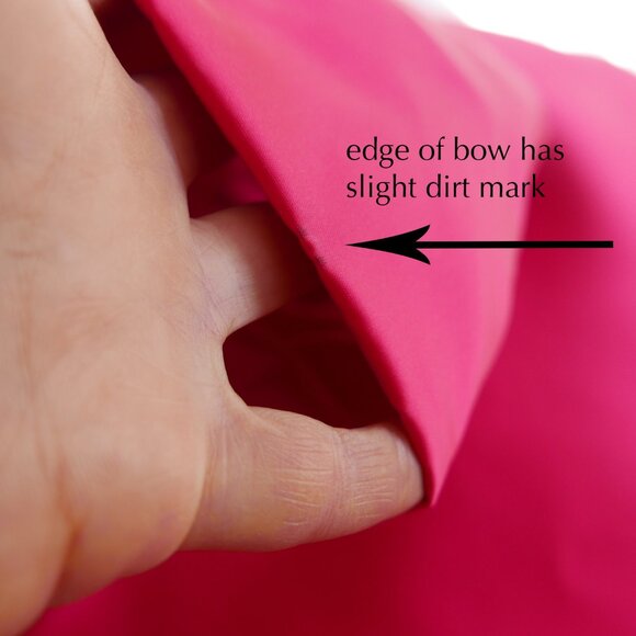 80s Glam Hot Pink Satin Evening Cape - Picture 10 of 10